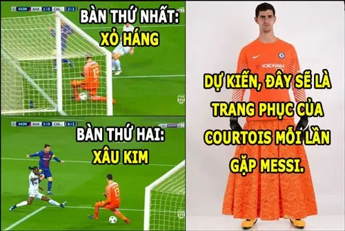 ảnh chế Thibaut Courtois 18