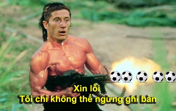 ảnh chế Robert Lewandowski 3