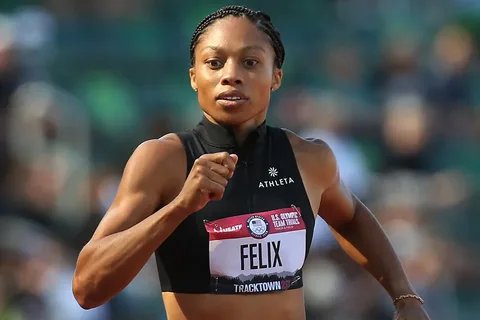 Top 98+ ảnh Allyson Felix, ngọn lửa vàng chói lọi của thể thao Hoa Kỳ 23