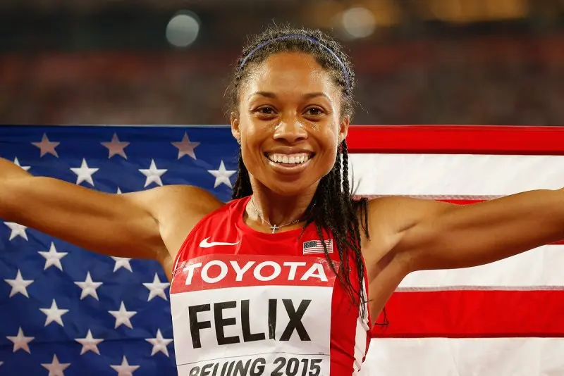 Top 98+ ảnh Allyson Felix, ngọn lửa vàng chói lọi của thể thao Hoa Kỳ 26