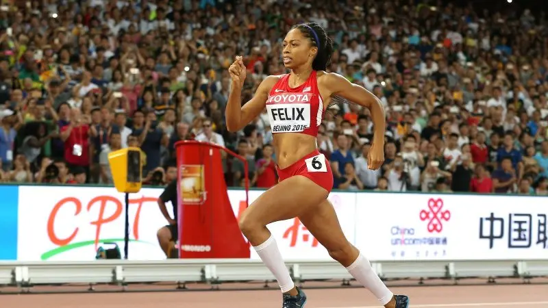 Top 98+ ảnh Allyson Felix, ngọn lửa vàng chói lọi của thể thao Hoa Kỳ 13