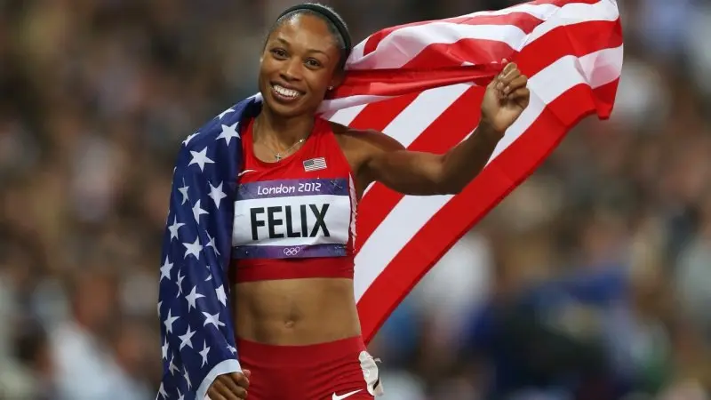 Top 98+ ảnh Allyson Felix, ngọn lửa vàng chói lọi của thể thao Hoa Kỳ 15