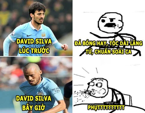 ảnh chế David Silva 17