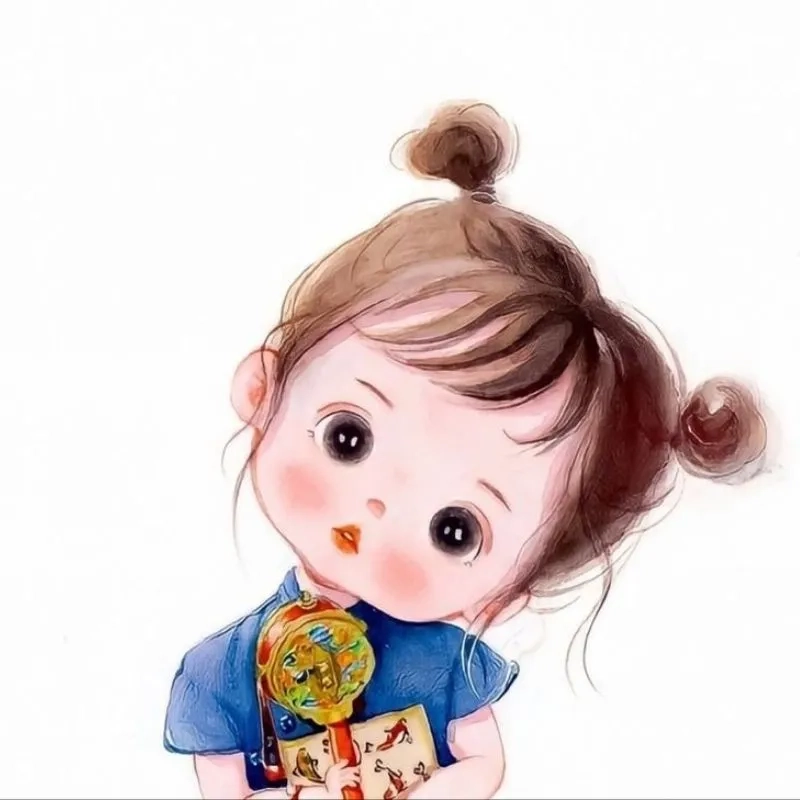 Thể hiện vẻ dễ thương với hình nữ cute chibi ngọt ngào