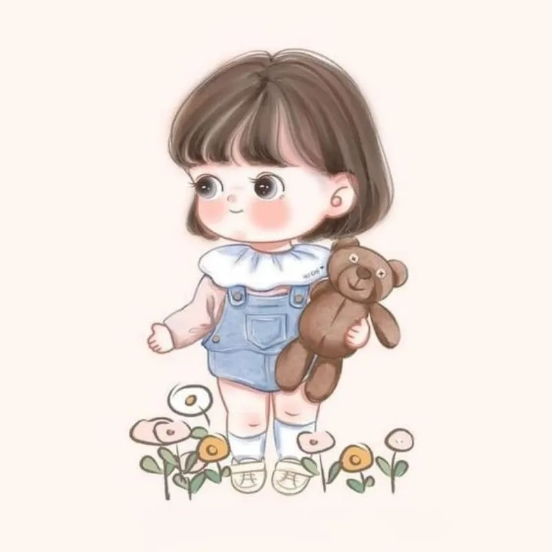 Cập nhật hình chibi nữ cute siêu dễ thương cho bạn bè thấy