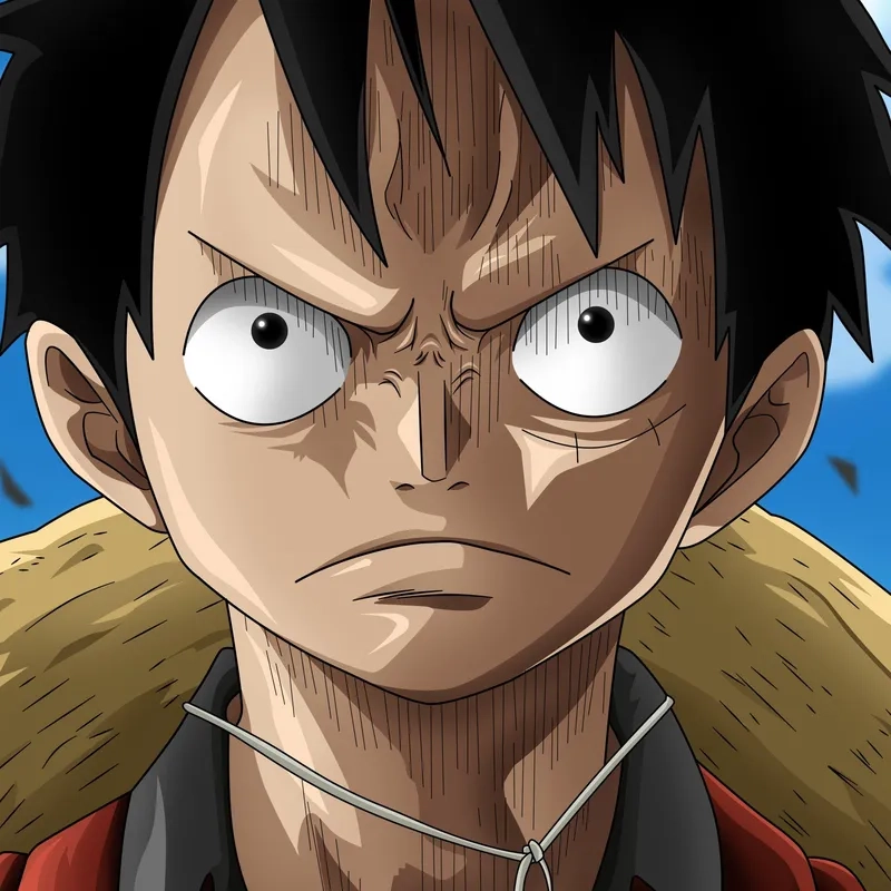 Avatar luffy buồn cảm xúc sâu lắng của nhân vật