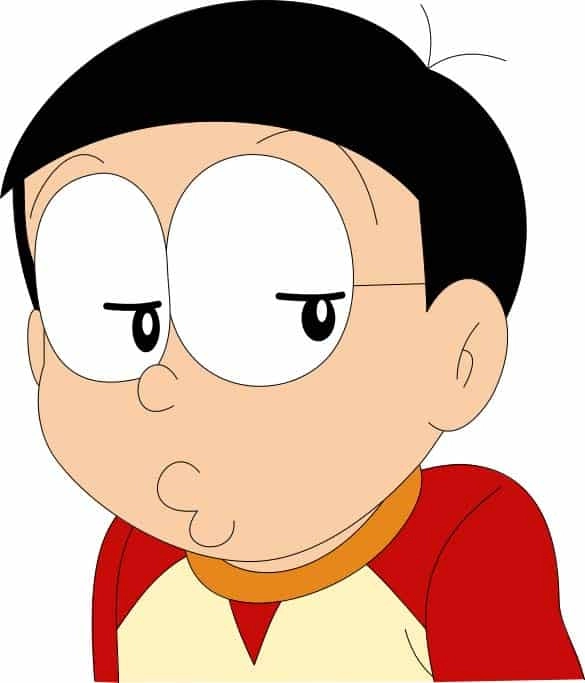 Phong cách ấn tượng với hình Doraemon và Nobita ngầu