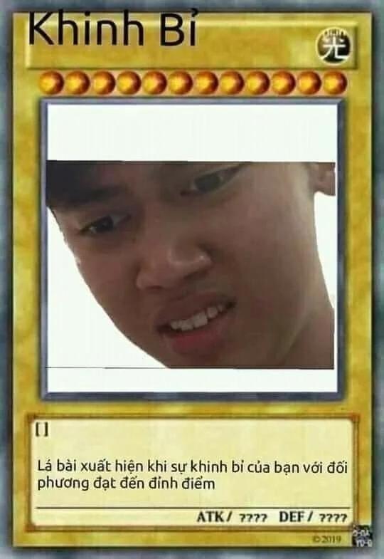 Thẻ bài Yugioh meme tạo phong cách chơi riêng