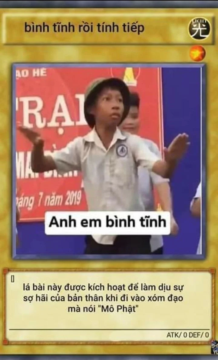 Ảnh thẻ bài meme nổi bật làm bạn không thể rời mắt