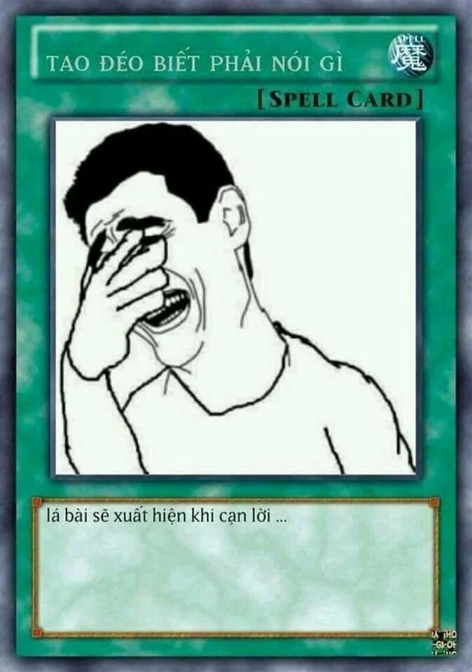 Lá bài Yugioh meme độc nhất giúp bạn tỏa sáng