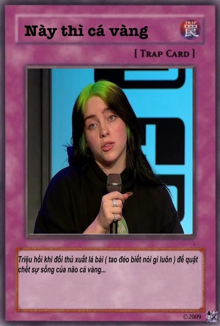 Thẻ bài Yugioh meme hài hước đầy sáng tạo