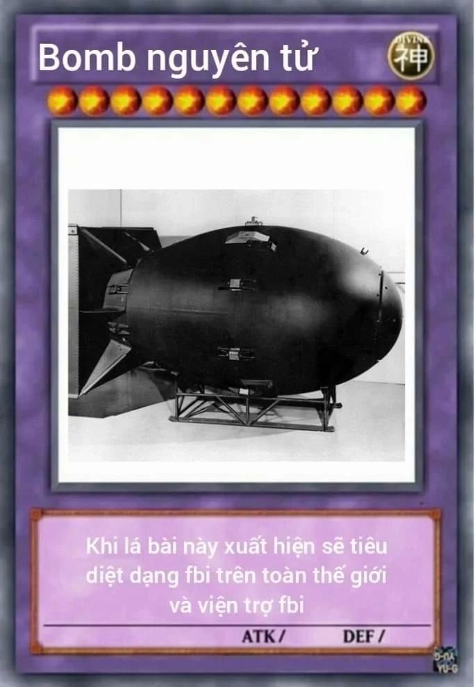 Meme thẻ bài Yugioh khiến ai cũng phải bật cười