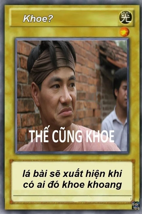 Lá bài ảnh meme hot nhất cộng đồng mạng