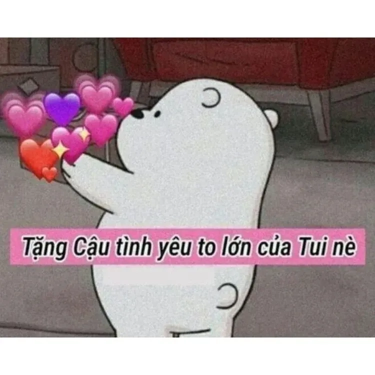 Meme chém trái tim Hình ảnh meme gây cười siêu sáng tạo