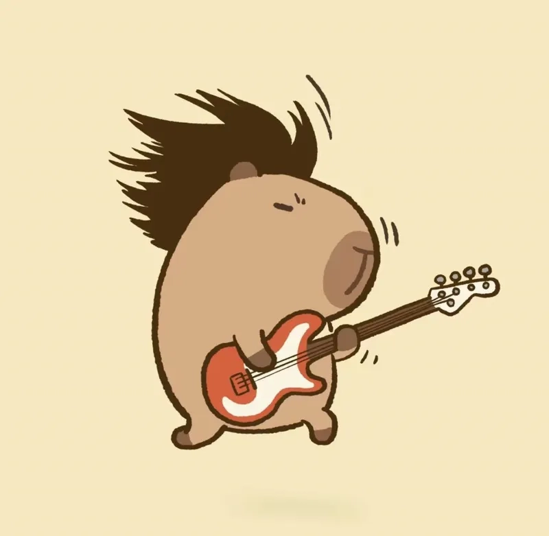 Ảnh capybara meme cute khiến bạn bật cười không ngớt.