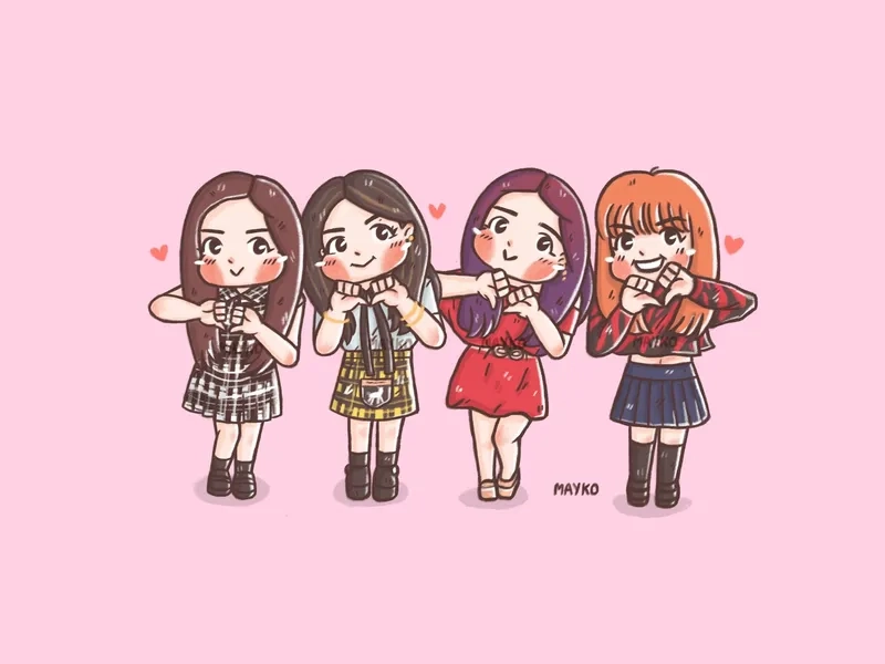 Trang trí máy tính với hình nền Blackpink cho máy tính độc đáo