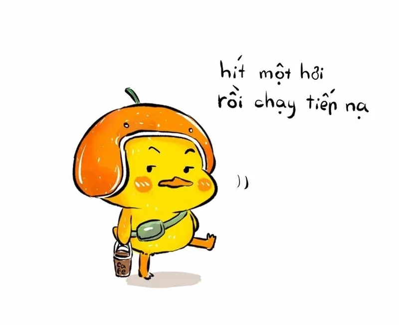 Cố gắng lên meme lan tỏa năng lượng tích cực.