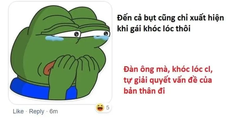 Vừa khóc vừa cười với ảnh chế meme hài khóc bựa cực lầy