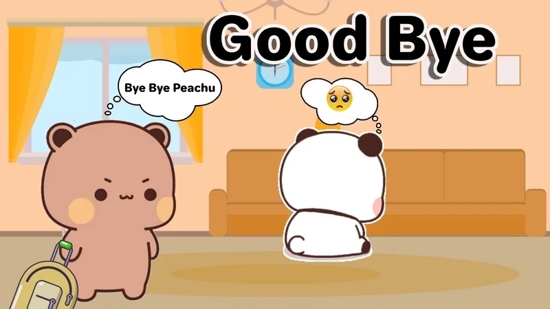 Good bye cute meme làm cho mỗi cuộc chia tay thêm phần dễ thương.