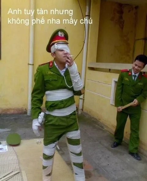 Meme công an sáng tạo là xu hướng hot hiện nay