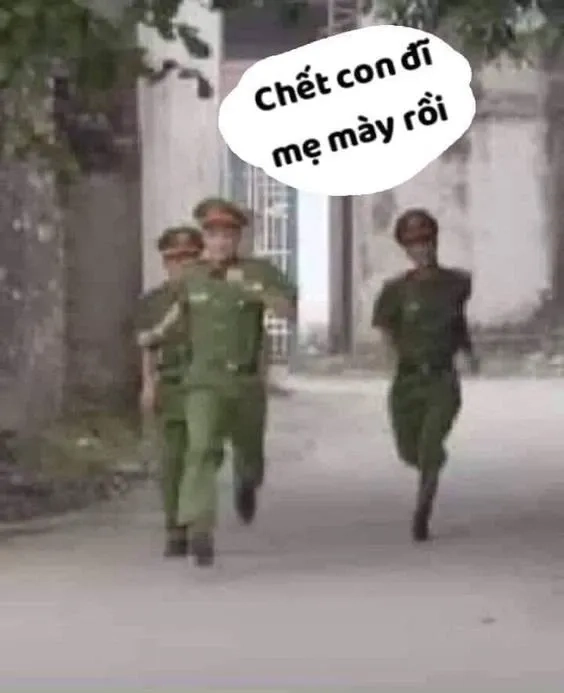 Công an truy đuổi meme mang lại tiếng cười không ngớt