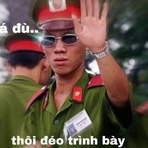 Chú công an alo meme hài hước làm dân mạng cười ngất