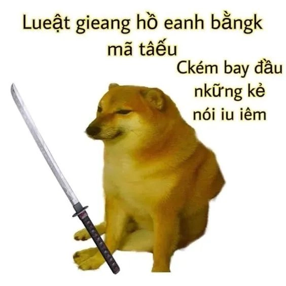 Meme đánh nhau không bao giờ thiếu sự hài hước