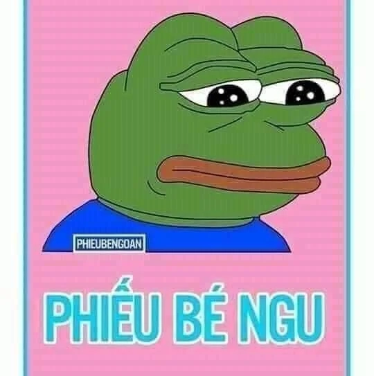 Ảnh meme ếch làm avatar thêm sinh động