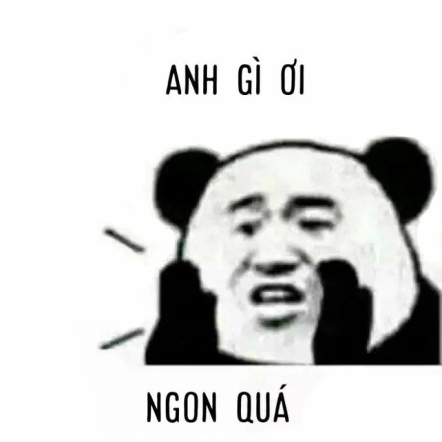 Meme gấu trúc cáo từ siêu dễ thương