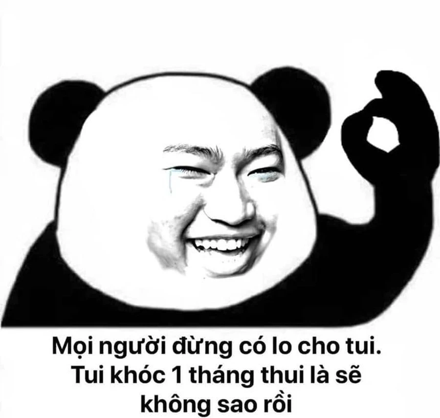 Meme gấu trúc kinh dị nhưng cực hài