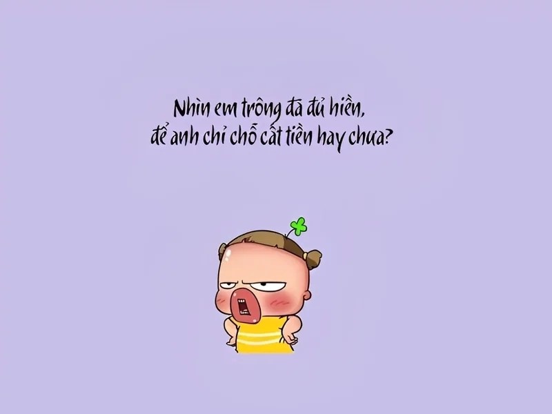 Bộ ảnh meme thả thính siêu đáng yêu, khó ai cưỡng lại.