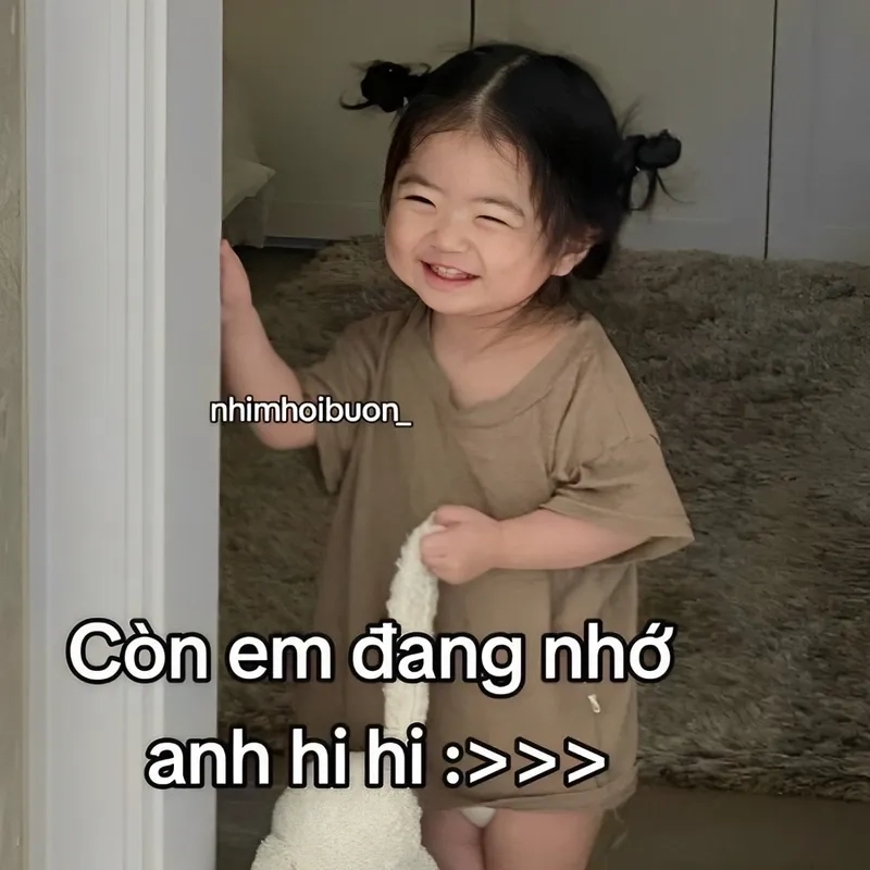 Meme nhớ anh quá khiến bạn cảm thấy bồi hồi và xúc động.