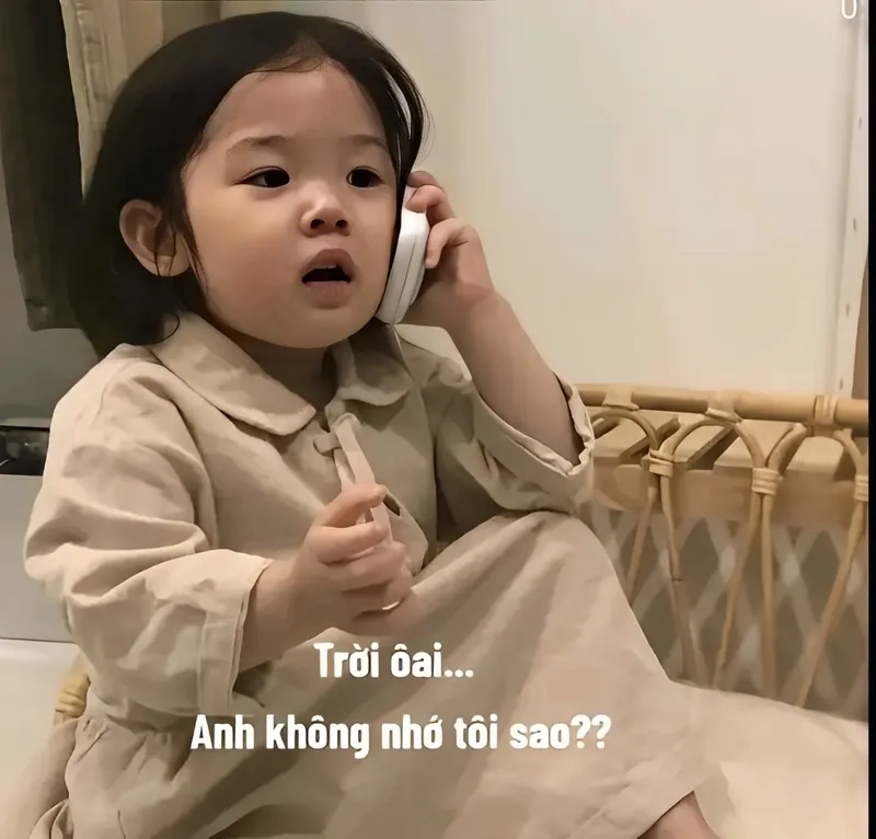 Nhớ người yêu meme thể hiện nỗi nhớ nhung và tình cảm chân thành.