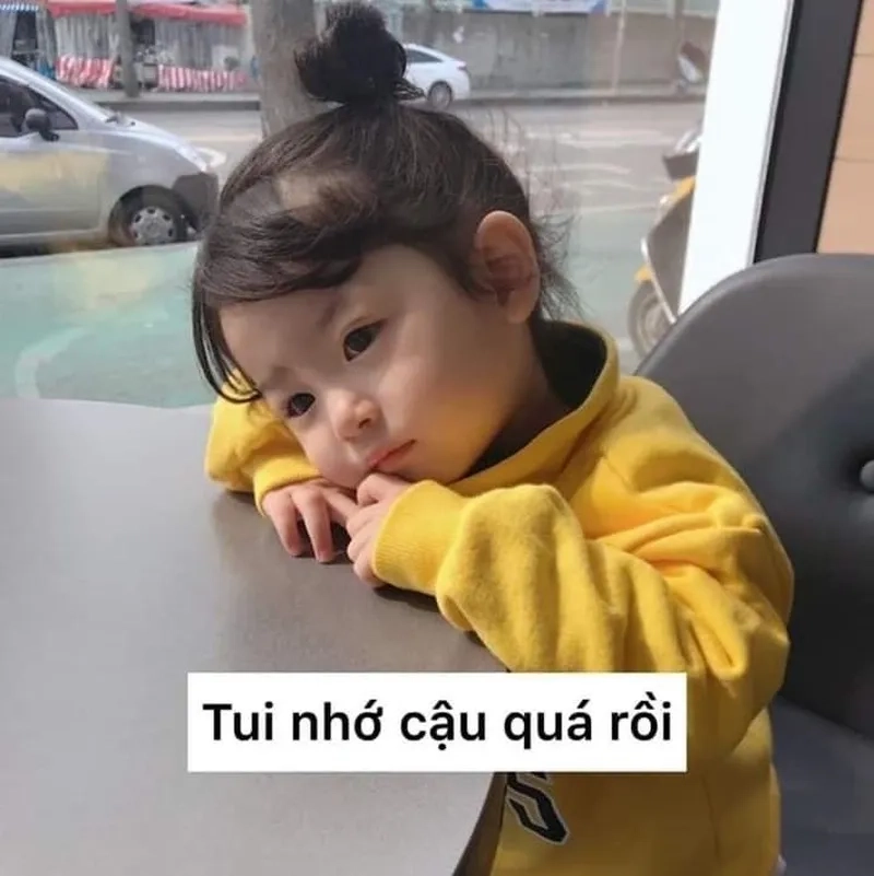 Ảnh meme nhớ ny mang đến một cảm giác thật gần gũi và tình cảm.