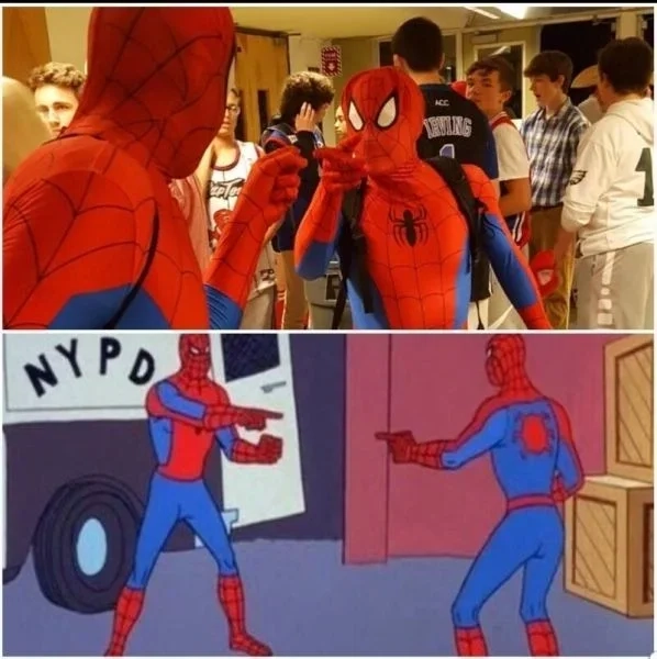 Tìm hiểu spiderman meme template độc đáo này