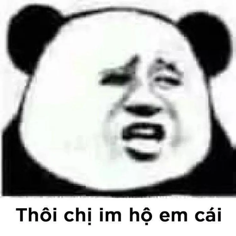 Đừng bỏ qua meme gấu trúc siêu dễ thương