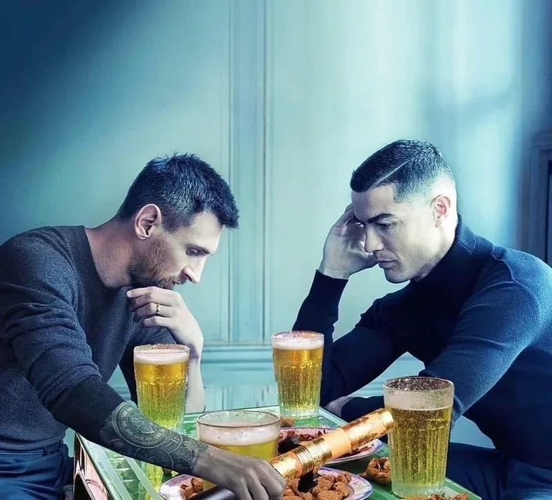 Messi ronaldo world cup meme chế ảnh cuộc đối đầu giữa Messi và Ronaldo tại World Cup.