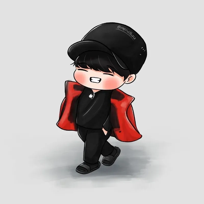 Hình ảnh nam chibi, sự kết hợp tuyệt vời giữa ngọt ngào và mạnh mẽ