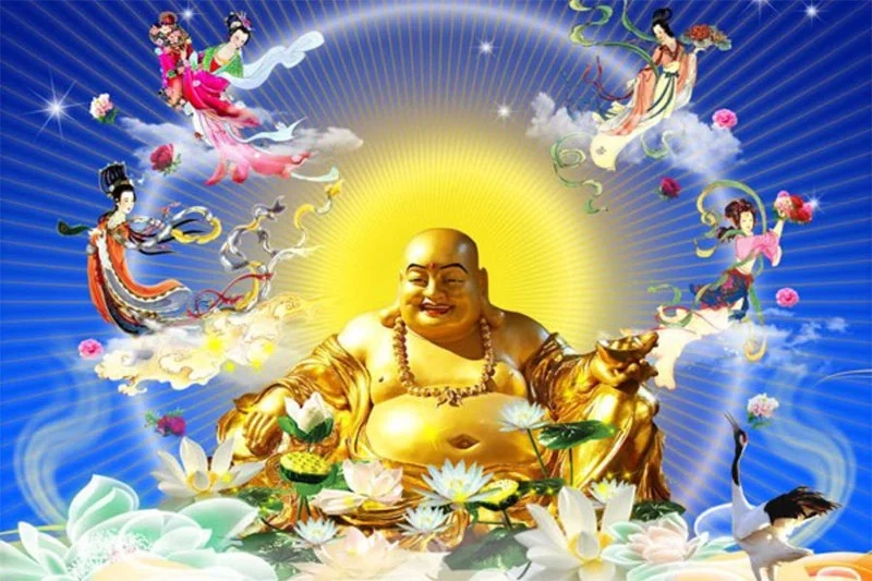Hình ảnh Phật Di Lặc đẹp mang lại niềm vui cho mỗi người