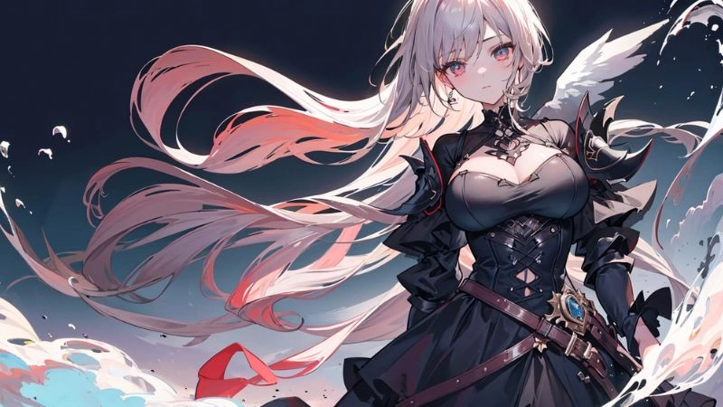 Anime nữ ngầu lòi với vẻ đẹp lạnh lùng cuốn hút