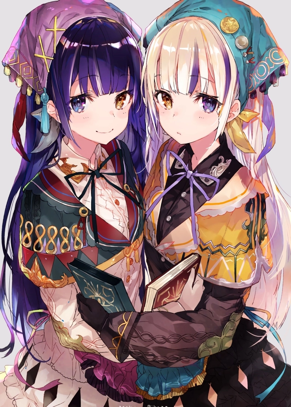 Ảnh chị em anime thể hiện tình cảm gắn kết