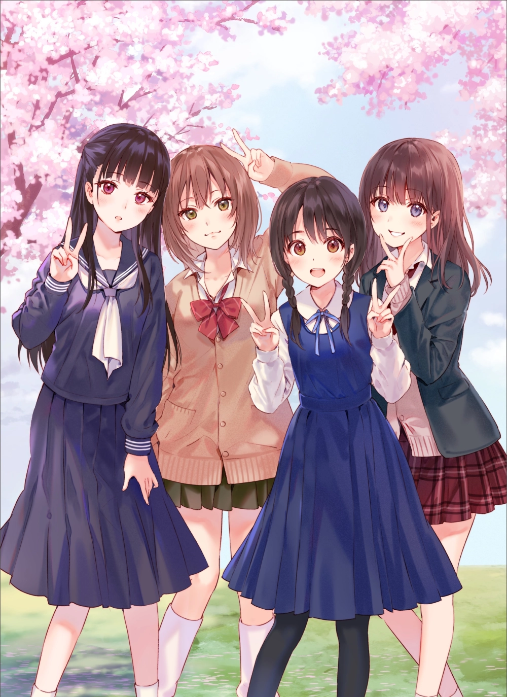 4 chị em anime với phong cách độc đáo và cá tính