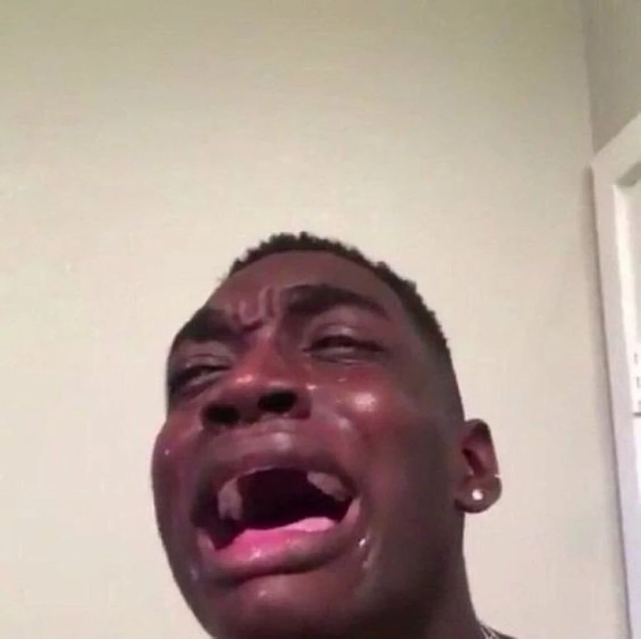 Hình ảnh meme người da đen tức giận thể hiện sự bất mãn đầy hài hước