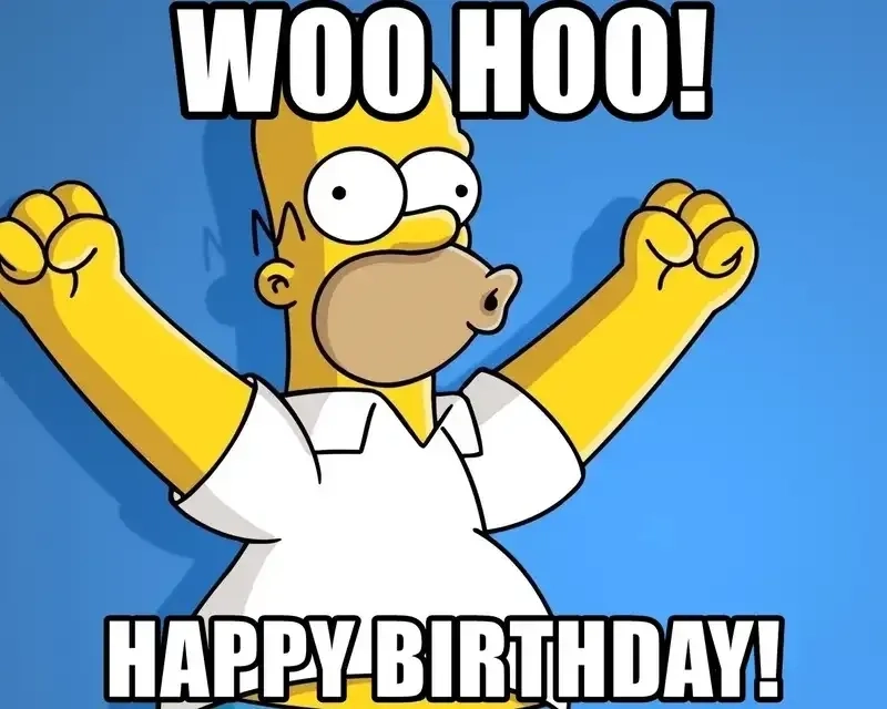 Thêm sắc màu với happy birthday meme gif động vui nhộn