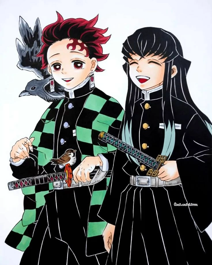 Tanjiro × Muichiro với tình bạn đầy ý nghĩa