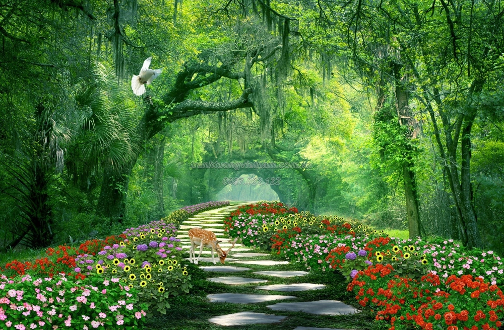 Ảnh phong cảnh đẹp 3d chân thực ấn tượng