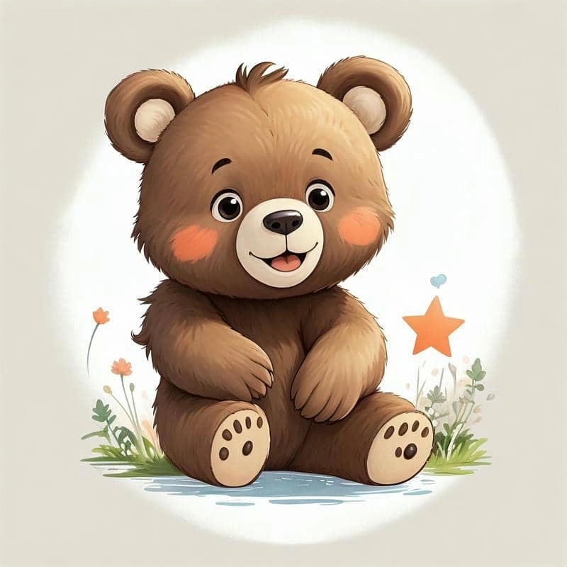 Chibi cute chibi gấu trúc phong cách đáng yêu