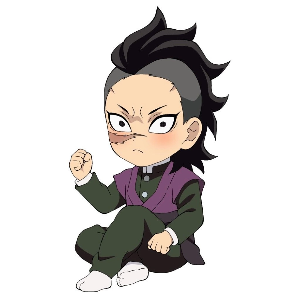 Genya demon slayer chibi nhỏ xinh đáng yêu