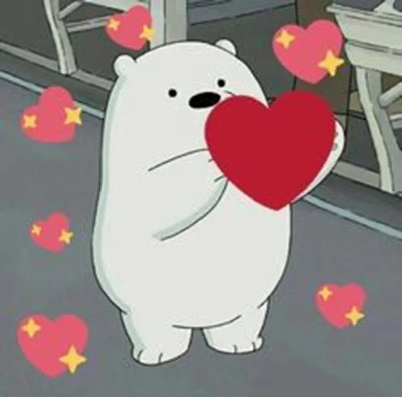 Meme thả tim hài hước dùng comment rất hợp