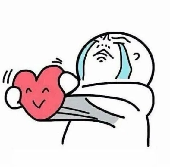 Meme thả tim cute nhìn là muốn thả tim liền